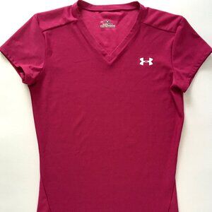 Under Armour Women's HeatGear Compression Short Sleeve T-Shirt Activewear Size M